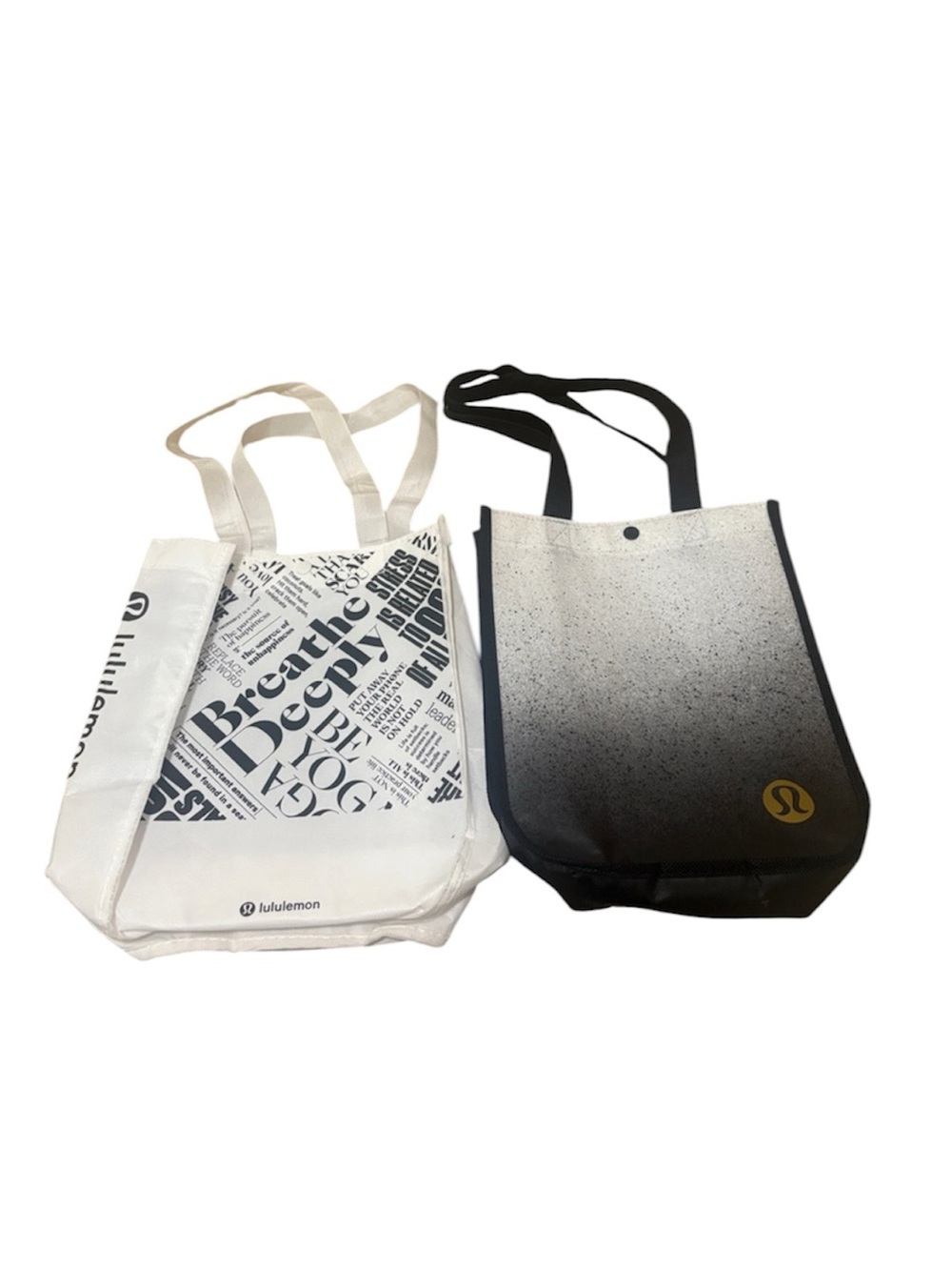 Lululemon Set of 2 Small Shopping Tote Bags